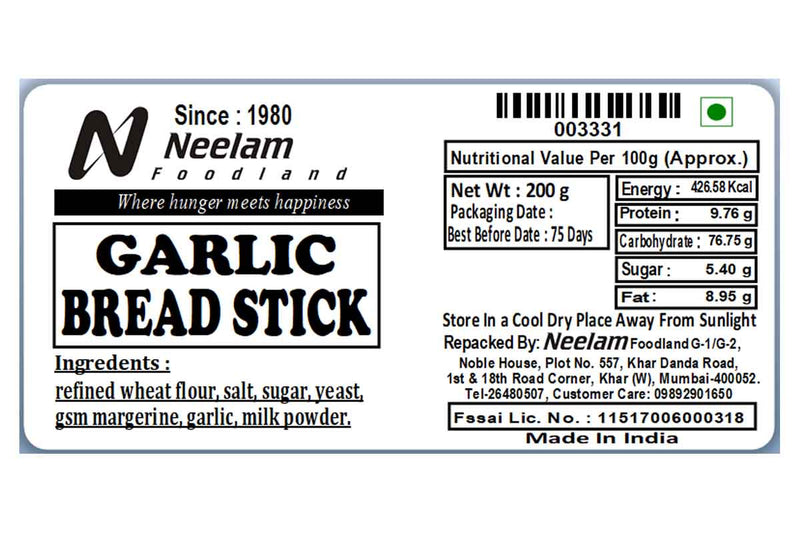 garlic bread stick 200