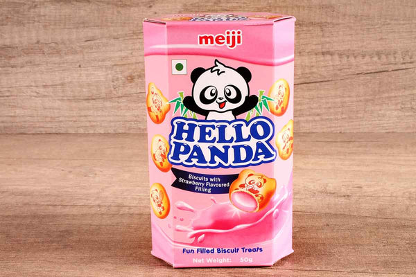 meiji hello panda strawberry 50 gm