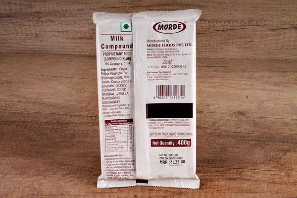 MORDE MILK COMPOUND CHOCOLATE 400