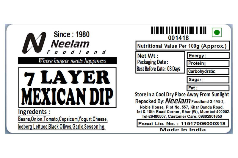 7 LAYER MEXICAN DIP 330
