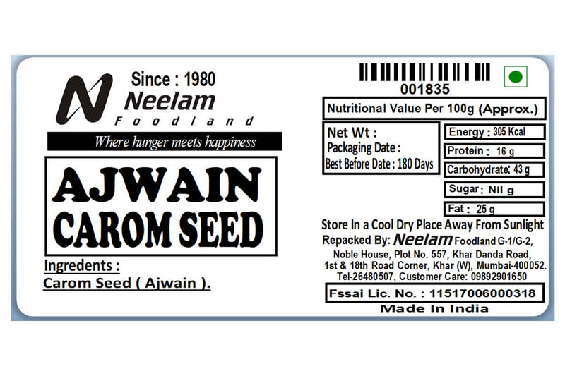 CAROM SEEDS/AJWAIN 100