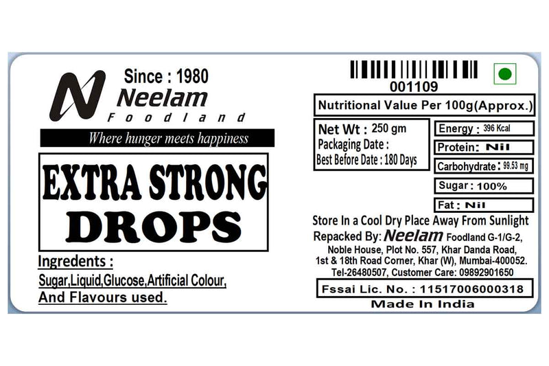 EXTRA STRONG DROPS 250