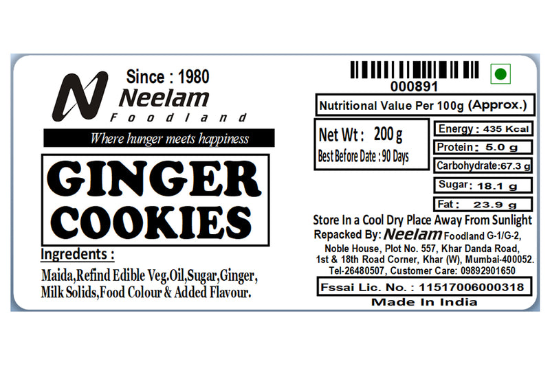 GINGER COOKIES 200