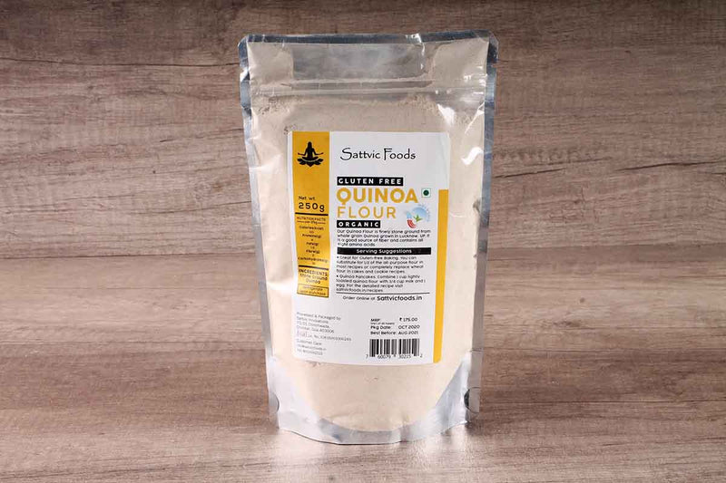 sattvic foods quinoa flour 250