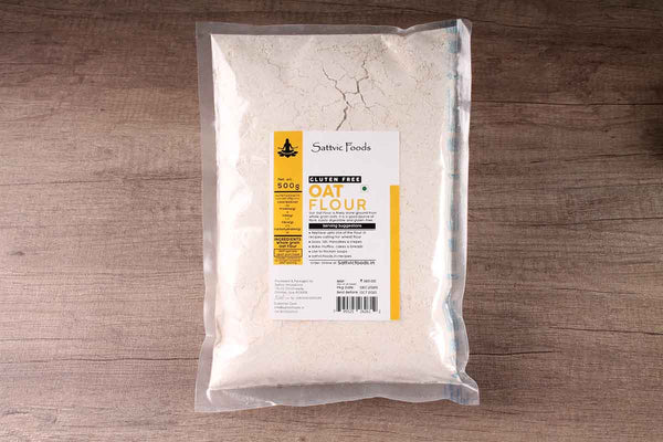 sattvic foods gluten free oat flour 500