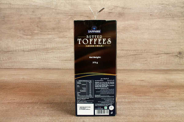 SAPPHIRE BUTTER TOFFEES LECHE/MILK 375