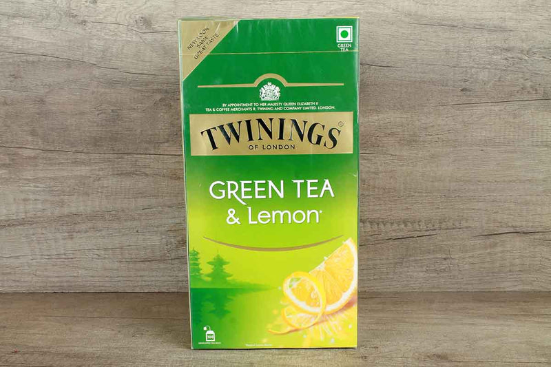 TWININGS GREEN TEA & LEMON 100 BA