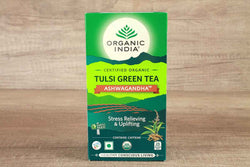 organic india tulsi green tea ashwagandha 25 ba