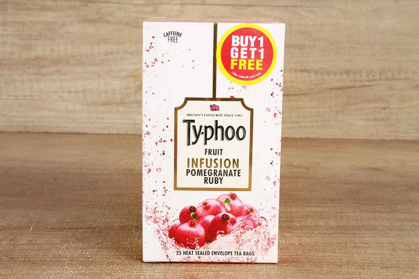 ty-phoo fruit infusion pomegranate ruby tea 25 ba