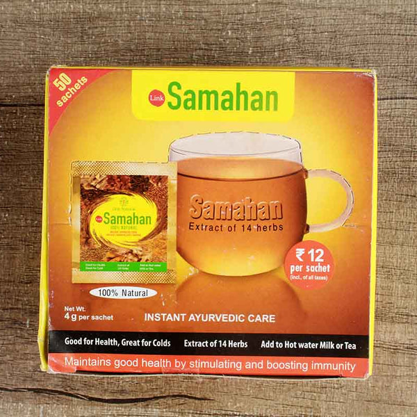 SAMAHAN 100% HERBAL TEA 50 SACHETS – neelamfoodland-sg