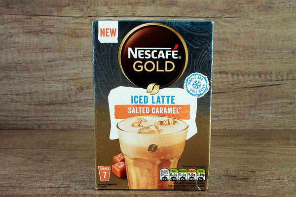 nescafe gold iced latte salted caramel coffee 101.5