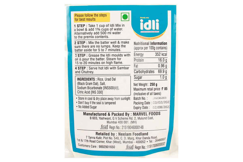 instant ready mix idli 250