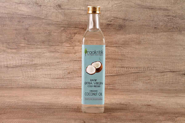 praakritik raw extra vargin coconut oil 500 ml