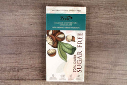 ZEVIC ORGANIC TURKISH HAZELNUTS 70% DARK SUGAR FREE CHOCOLATE 40