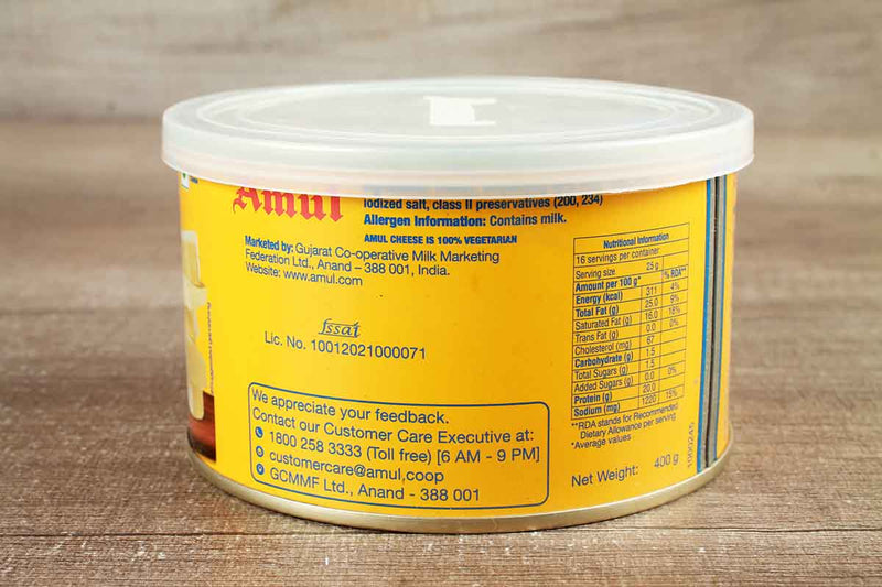 AMUL PROCESSED CHEESE TIN 400