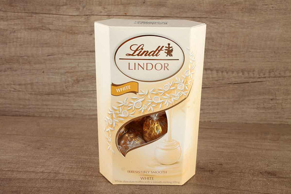 LINDT LINDOR WHITE CHOCOLATE 200