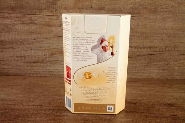 LINDT LINDOR WHITE CHOCOLATE 200