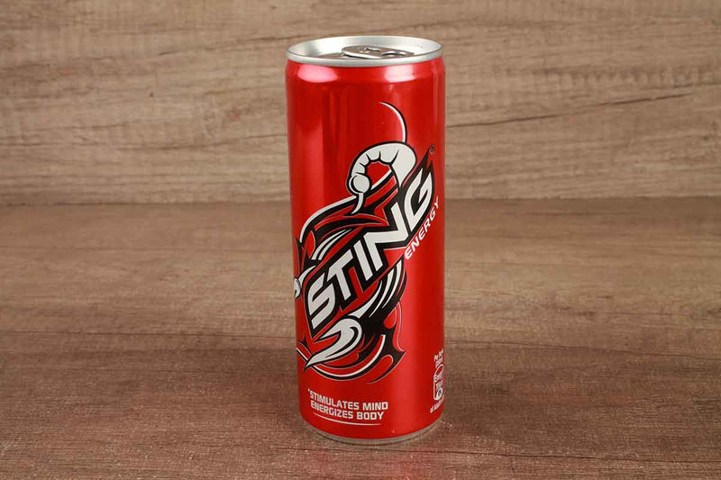 sting energy drink can 250 ml
