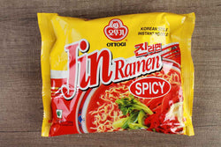 ottogi jin ramen spicy noodle 120 gm