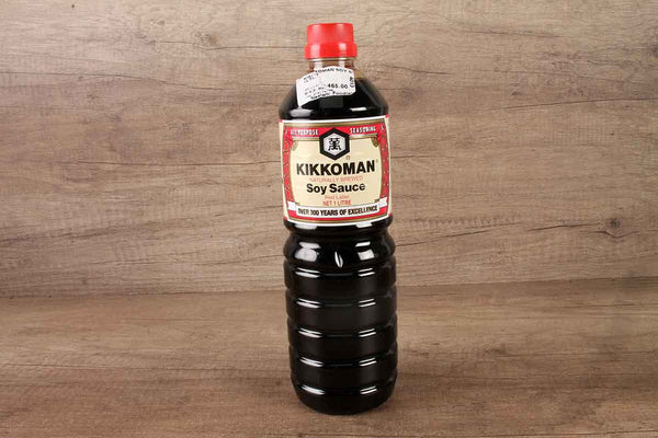 KIKKOMAN NATURALLY BREWED SOY SAUCE 1 LTR