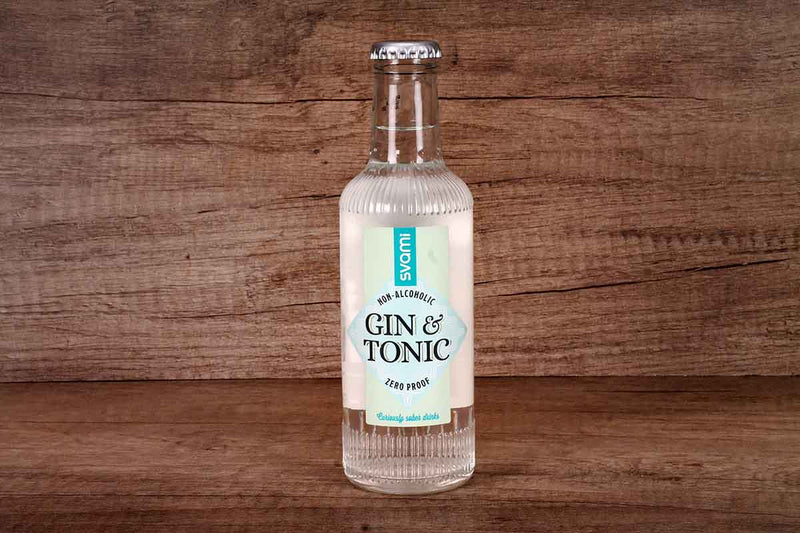 svami gin & tonic water non alcoholic 200 ml