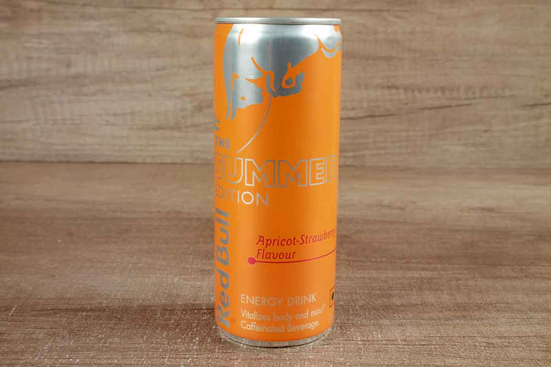 red bull the summer edition apricot strawberry flavour energy drink 250
