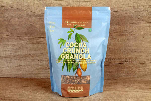 NOURISH ORGANICS COCOA CRUNCH GRANOLA 270 GM