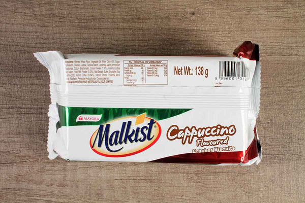 malkist cappuccino cracker biscuit 138