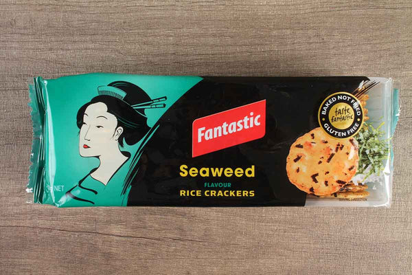 fantastic seaweed flavour rice crackers 100