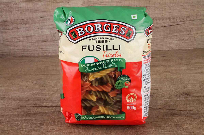 BORGES FUSILLI TRICOLOR PASTA