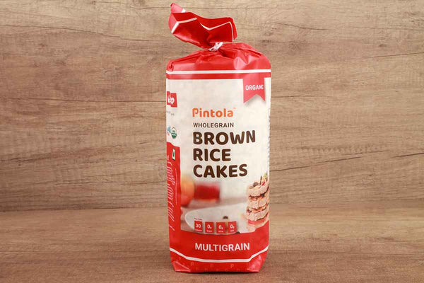 PINTOLA WHOLEGRAIN MULTIGRAIN UNSALTED BROWN RICE CAKES 125