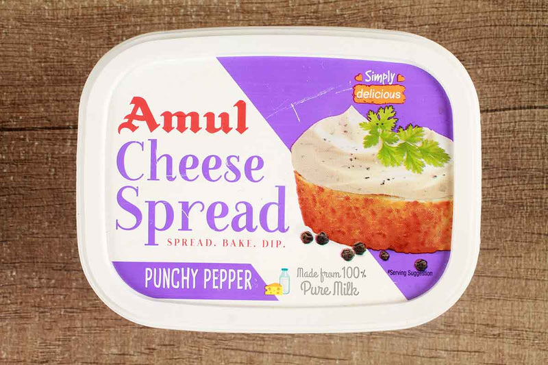 AMUL CHEESE SPREAD PUNCHY PEPPER 200