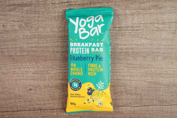 yoga bar bluberry pie breakfast protein bar 50