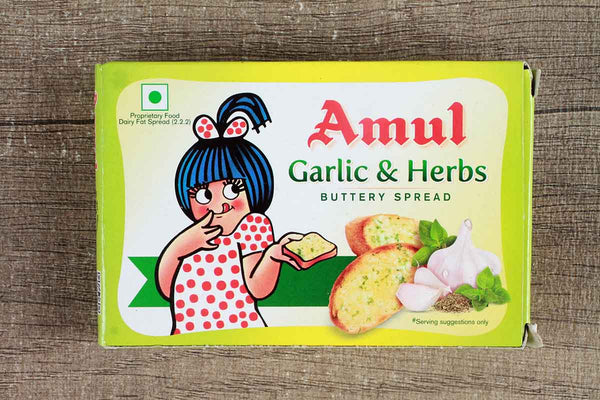 amul garlic & herbs butter 100 gm