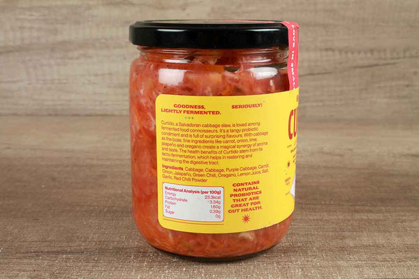 BOMBUCHA CURTIDO LIGHTLY FERMENTED SALVADORAN CABBAGE SLAW 450