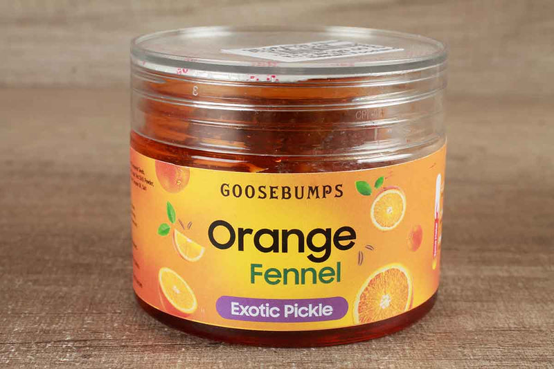 goosebumps orange fennel exotic pickle 170 gm