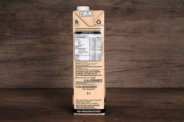 raw cacao almond milk 1 ltr