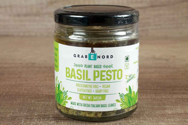 grabenord plant base basil pesto 160 gm