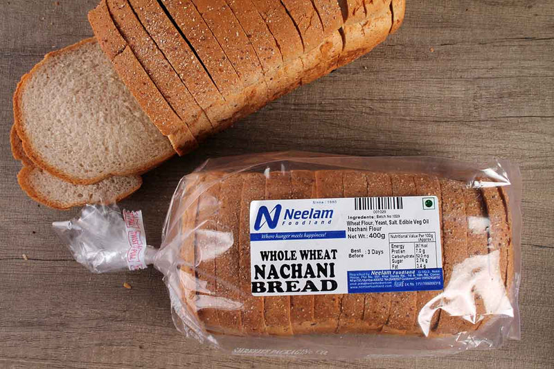 WHOLE WHEAT NACHANI BREAD 400