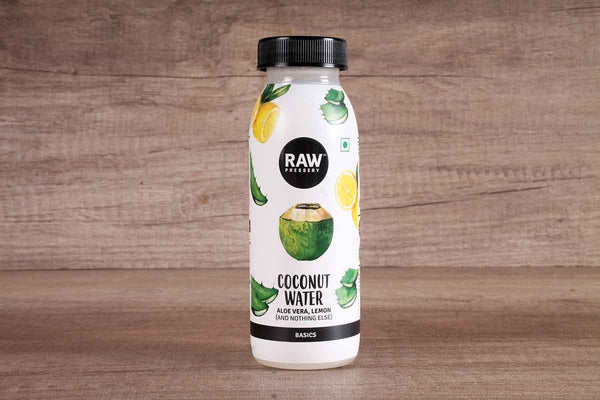 raw pressery coconut water aloe vera,lemon juice 200 ml