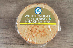 WHOLE WHEAT DIET JOWARI KHAKHRA 250