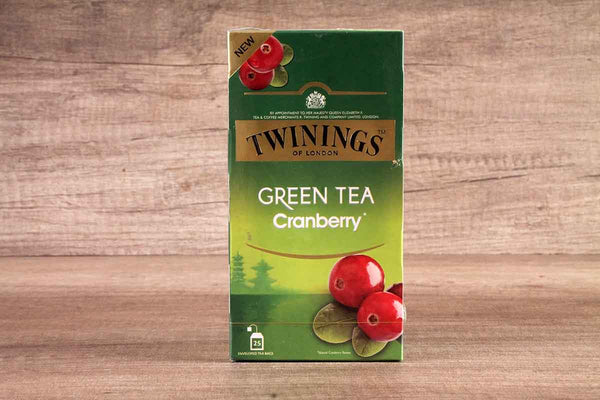 TWINING CRANBERRY GREEN TEA 25 BA