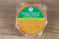 WHOLE WHEAT GARLIC KHAKHRA MINI 200