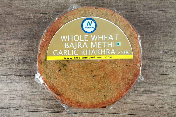 WHOLE WHEAT BAJRI METHI GARLIC KHAKHRA 250