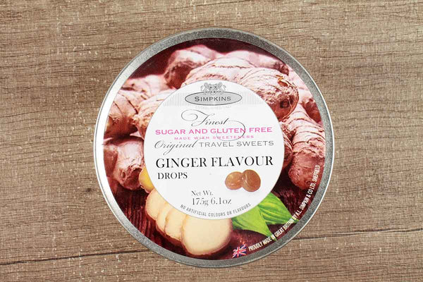 simpkins sugar and gluten free ginger flavour drops 175
