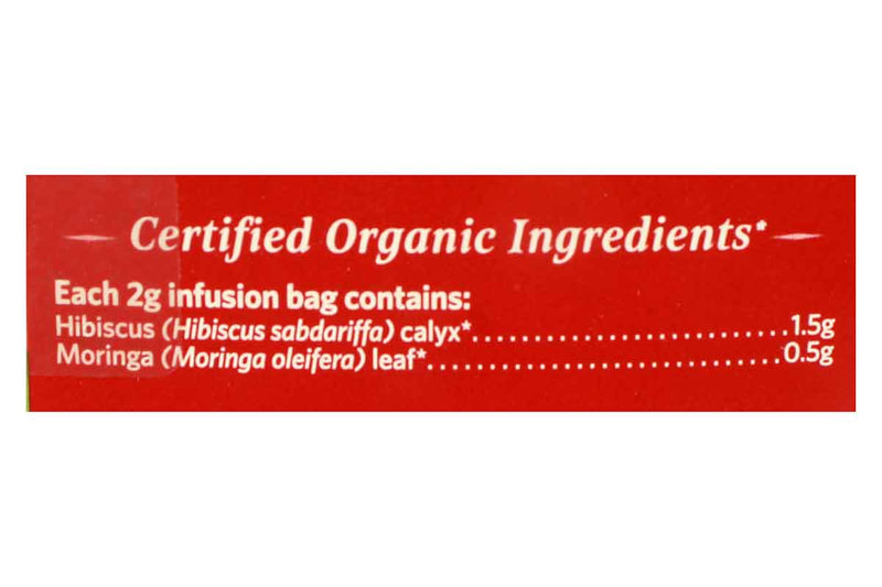organic india moringa hibiscus tea 25 bags