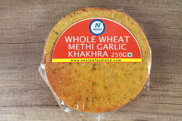 WHOLE WHEAT METHI GARLIC KHAKHRA 250