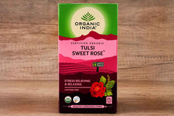 ORGANIC INDIA TULSI SWEET ROSE TEA 25 BA