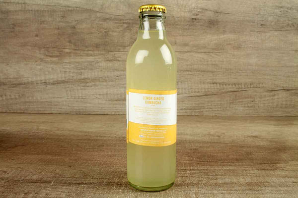 raw kombucha lemon ginger 250 ml