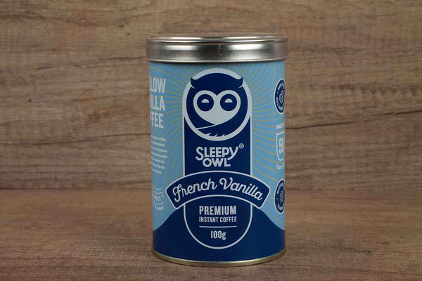 SLEEPY OWL FRENCH VANILLA INSTANT COFFEE 100